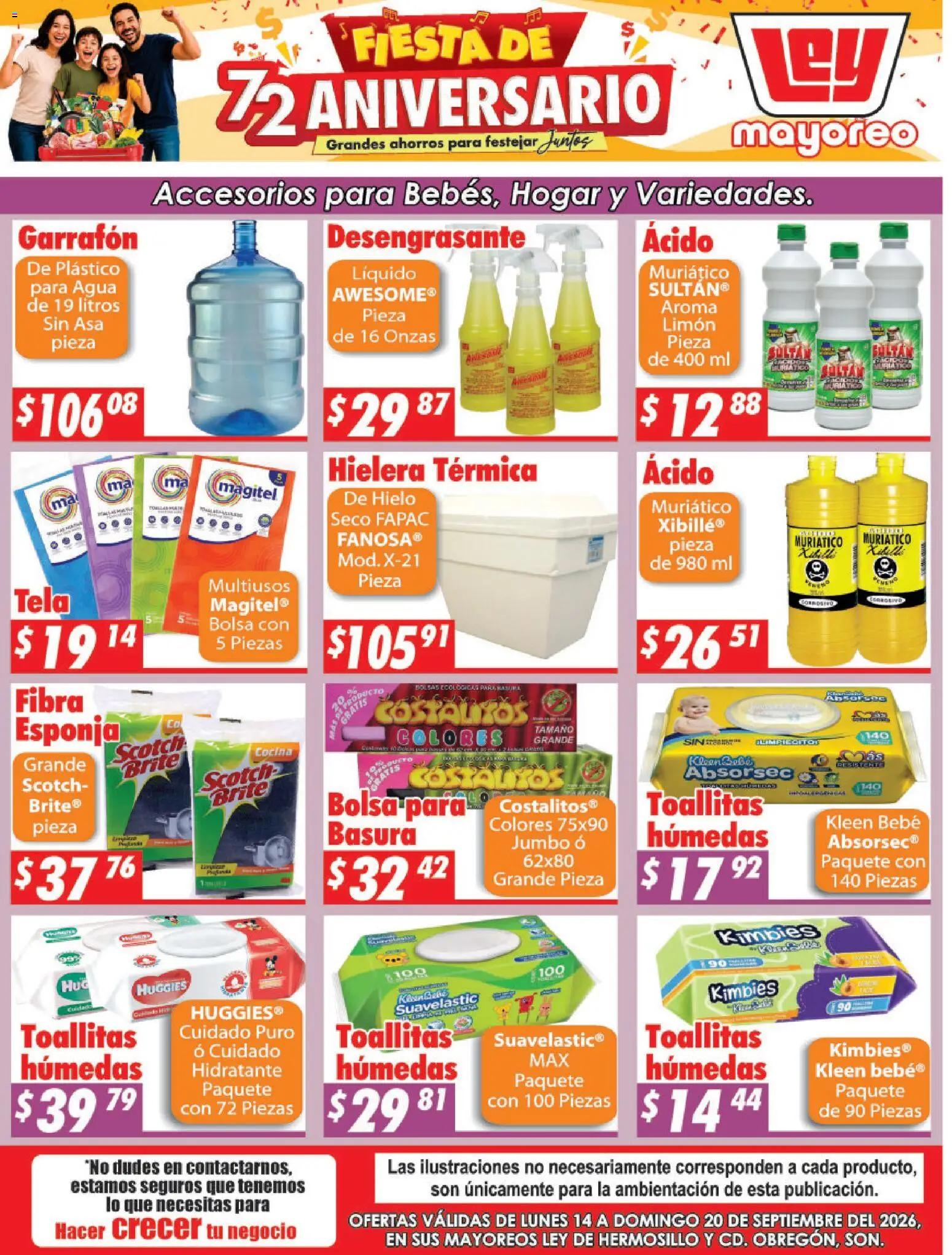 Nuevas ofertas de Casa Ley válidas en toda la República Mexicana desde el 14/09/2026. ¡Encuentra las mejores ofertas en Casa Ley folleto Hermosillo! | Página: 1