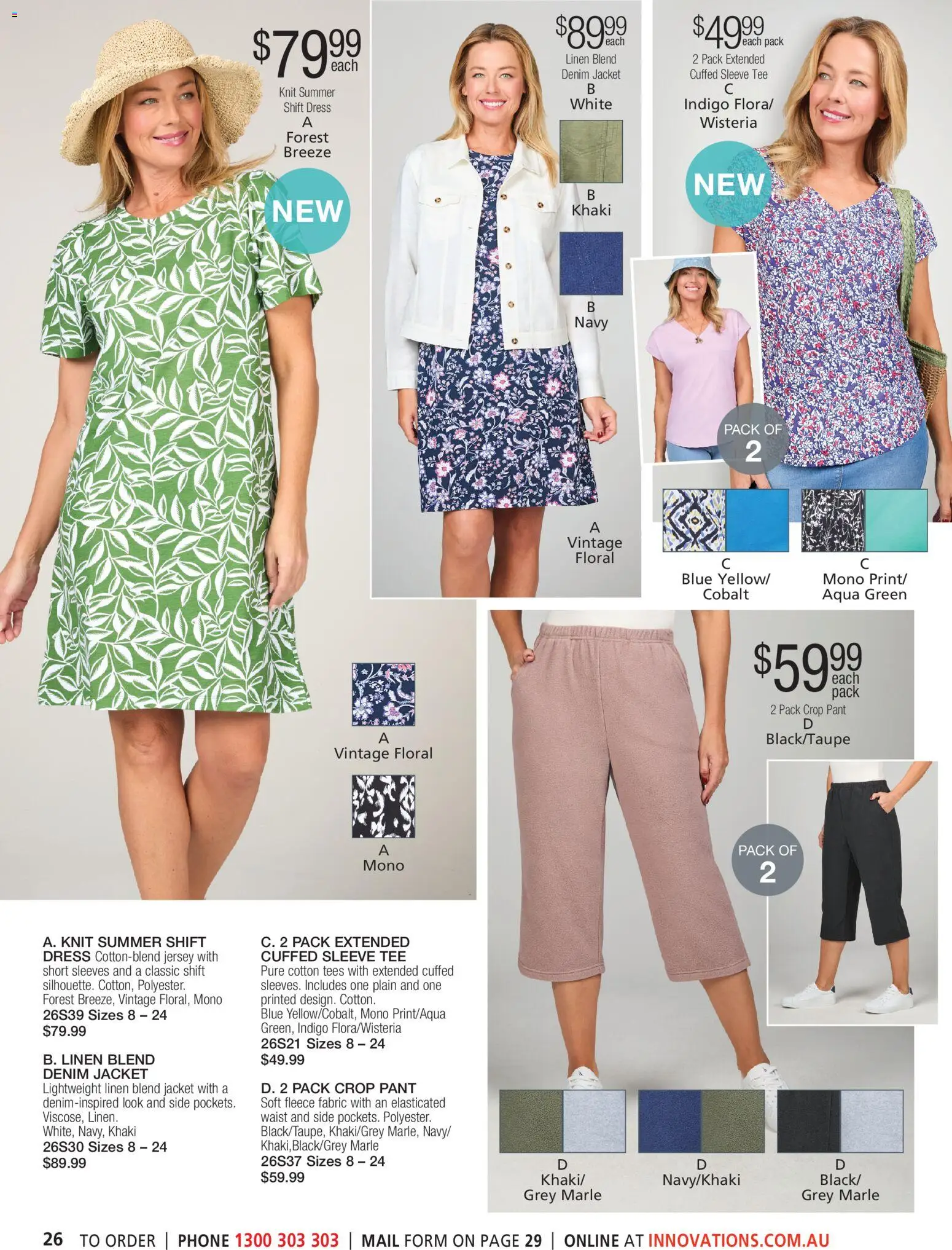 Innovations catalogue - valid from 21/09/2026 | Page: 26 | Products: Denim, Floral, Linen, Phone