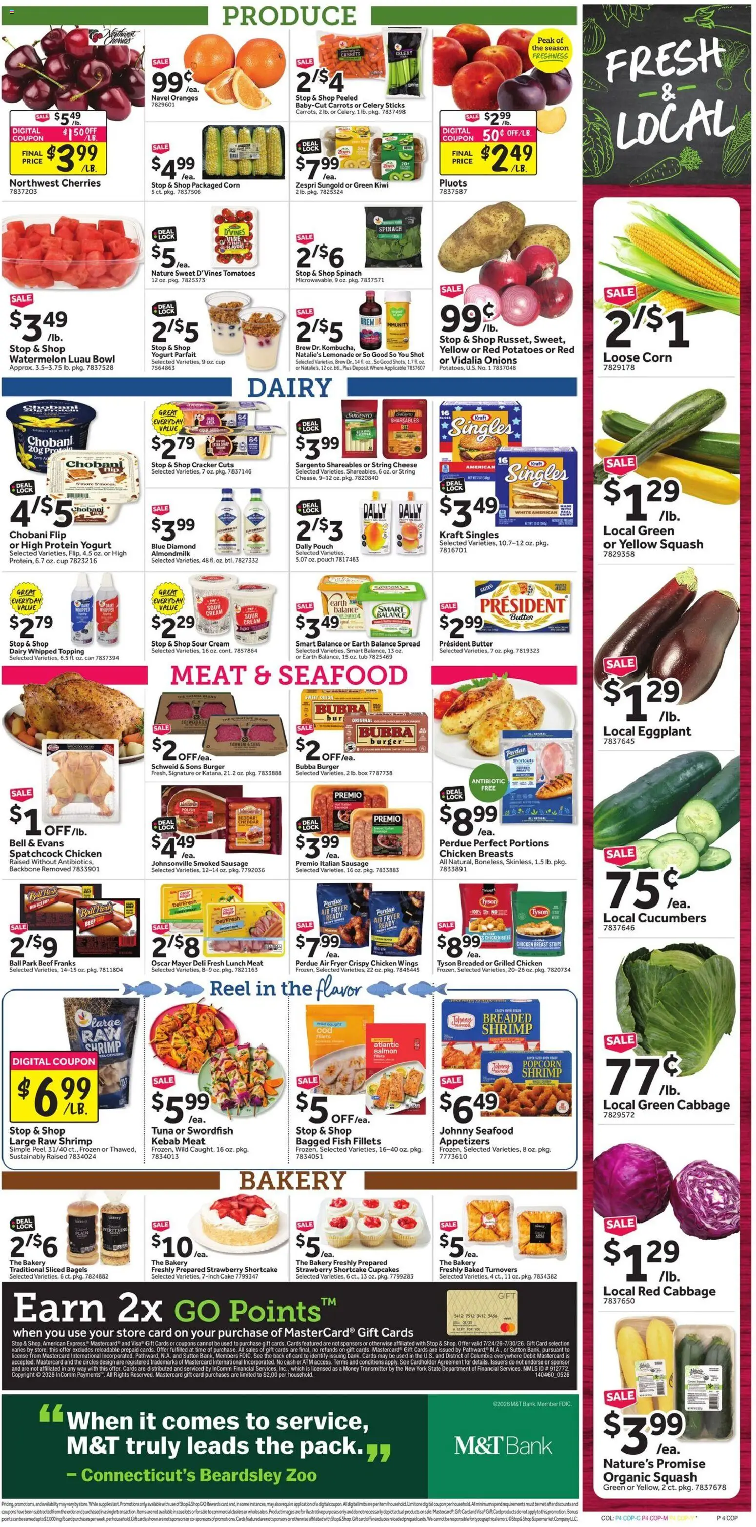 Stop & Shop Weekly Circular - CT - valid from 07/24/2026 | Page: 7 | Products: Sour cream, Cream, Cucumbers, Potatoes
