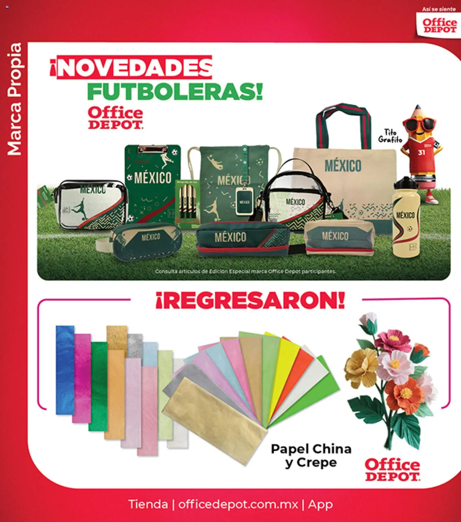 Nuevas ofertas de Office Depot válidas en toda la República Mexicana desde el 01.05.2026. ¡Encuentra las mejores ofertas en Office Depot catálogo! | Página: 2