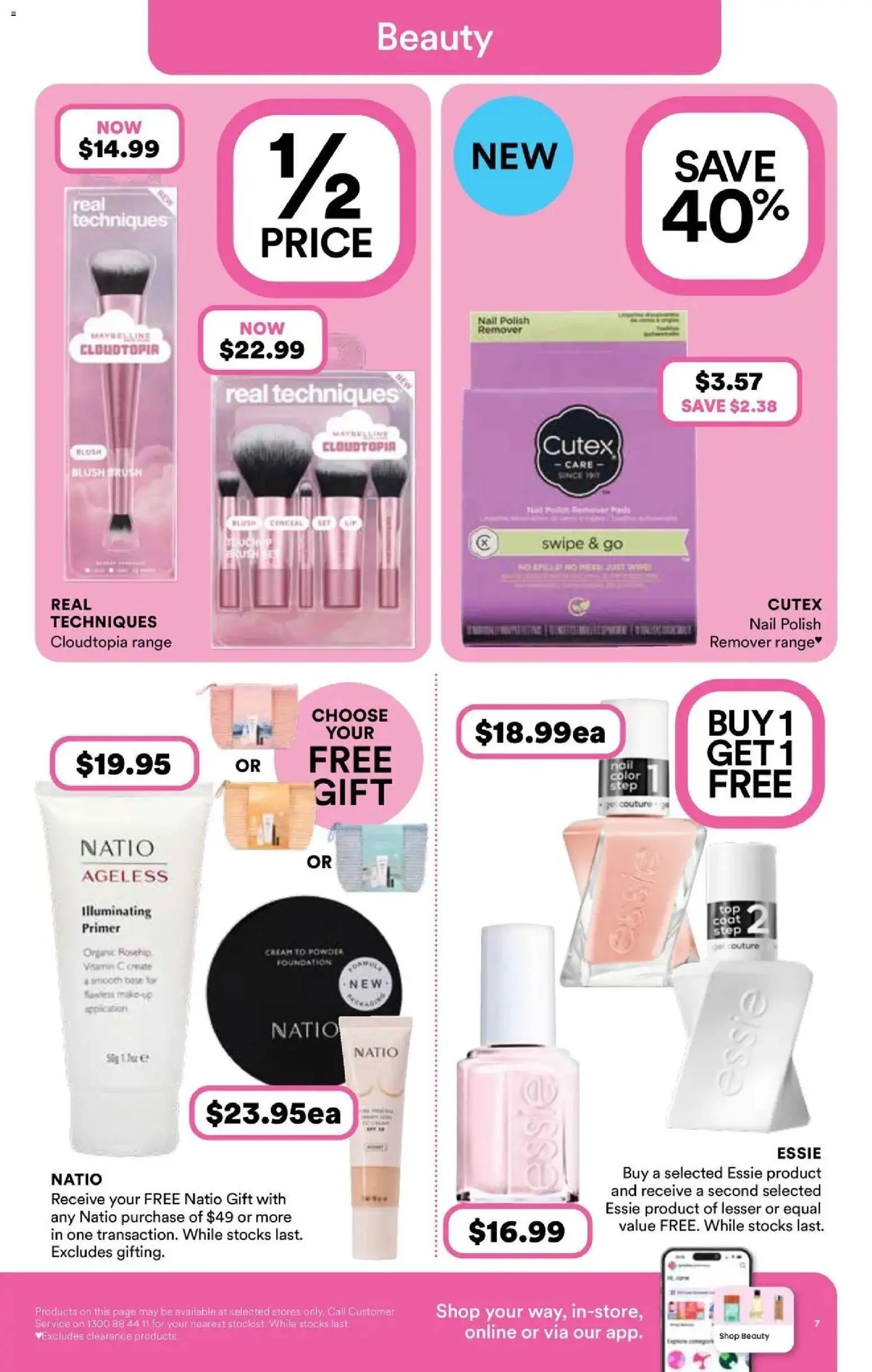Priceline Pharmacy catalogue - valid from 13/08/2026 | Page: 7 | Products: Powder, Brush, Polish, Foundation