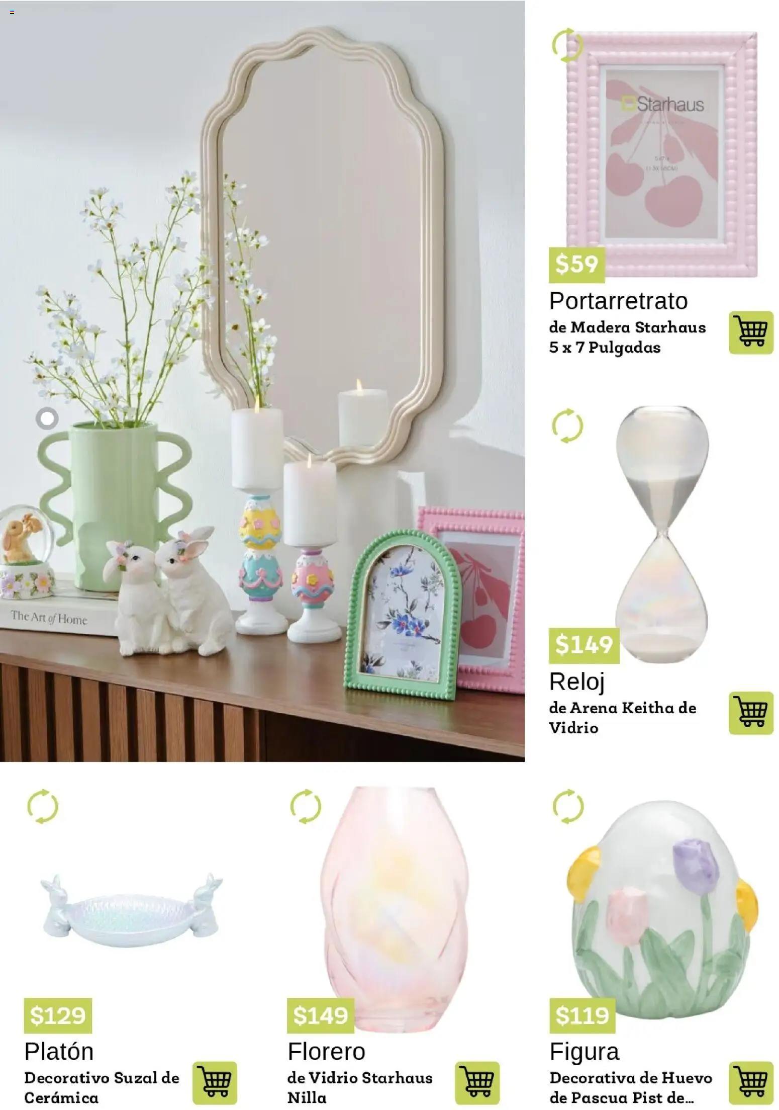 Nuevas ofertas de Coppel válidas en toda la República Mexicana desde el 01/03/2026. ¡Encuentra las mejores ofertas en Coppel catálogo Primavera Verano! | Página: 36 | Productos: Portarretrato, Huevo, Florero, Reloj