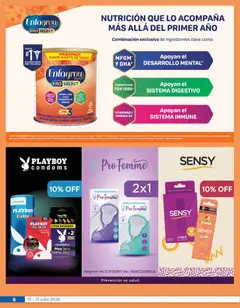 Vista previa de Chedraui folleto Cuidar tu salud, nuevo folleto de la tienda, válido en México a partir del 15/07/2026 | Página: 6 | Productos: Durazno, Vitaminas, Membrana, Vasos
