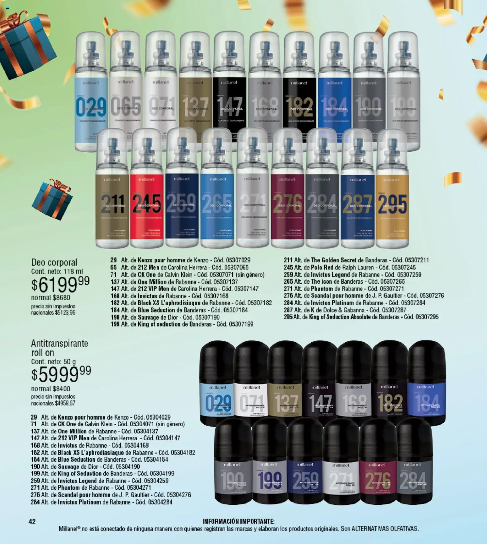 Millanel - Catálogo │ válido desde el 25.05.2026 | Página: 42 | Productos: Antitranspirante
