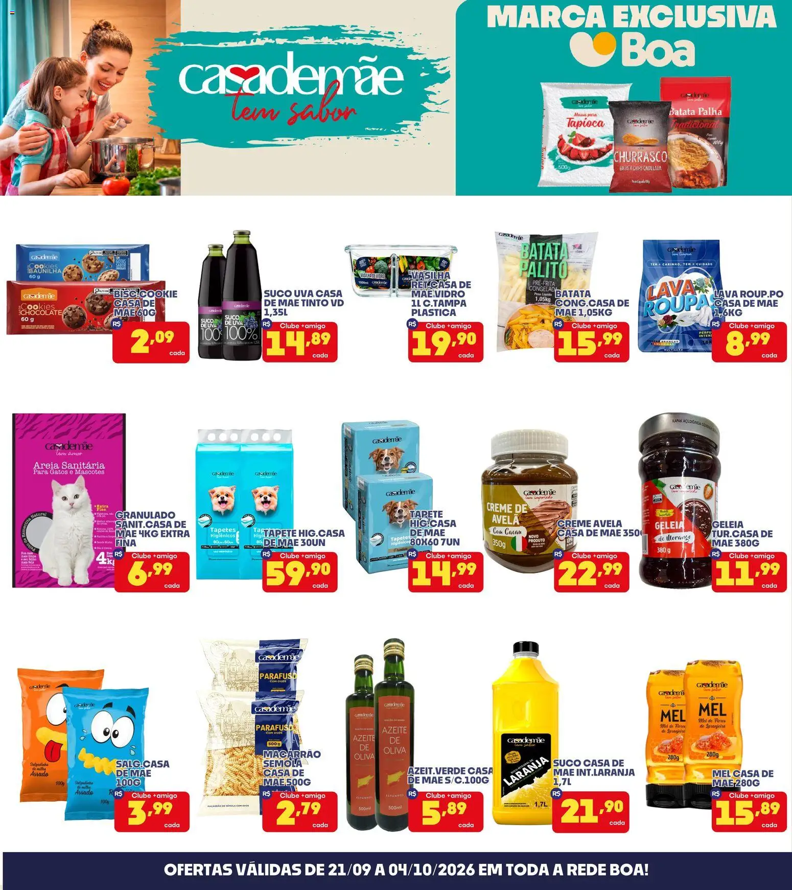 Boa Supermercados Folheto - válido de 21/09/2026 | Página: 3 | Produtos: Tapioca, Uva, Creme, Batata palha