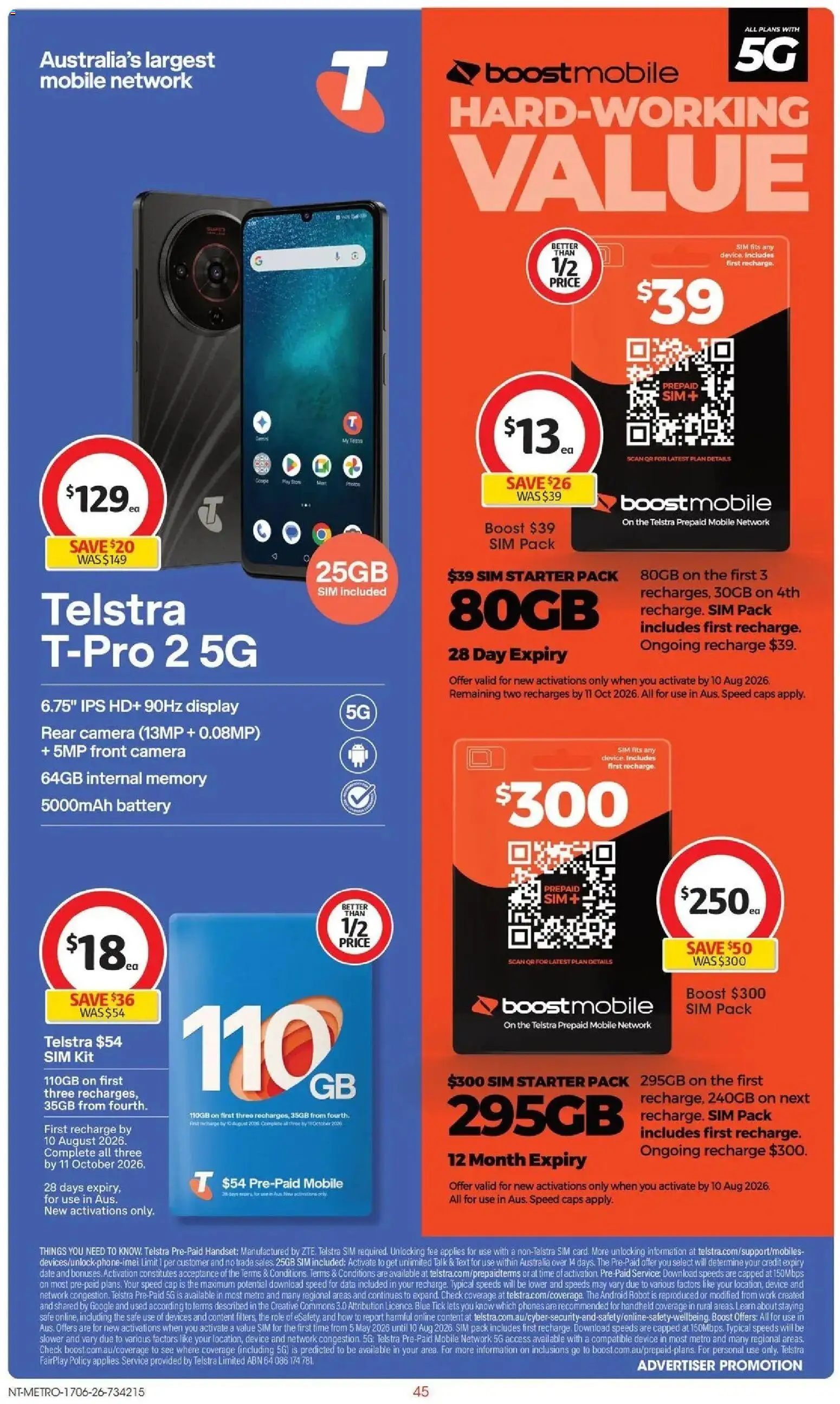 Coles catalogue - valid from 16.06.2026 | Page: 45 | Products: Battery, Cap, Device, Robot
