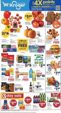 Preview of Kroger weekly ads valid from 10/07/2026