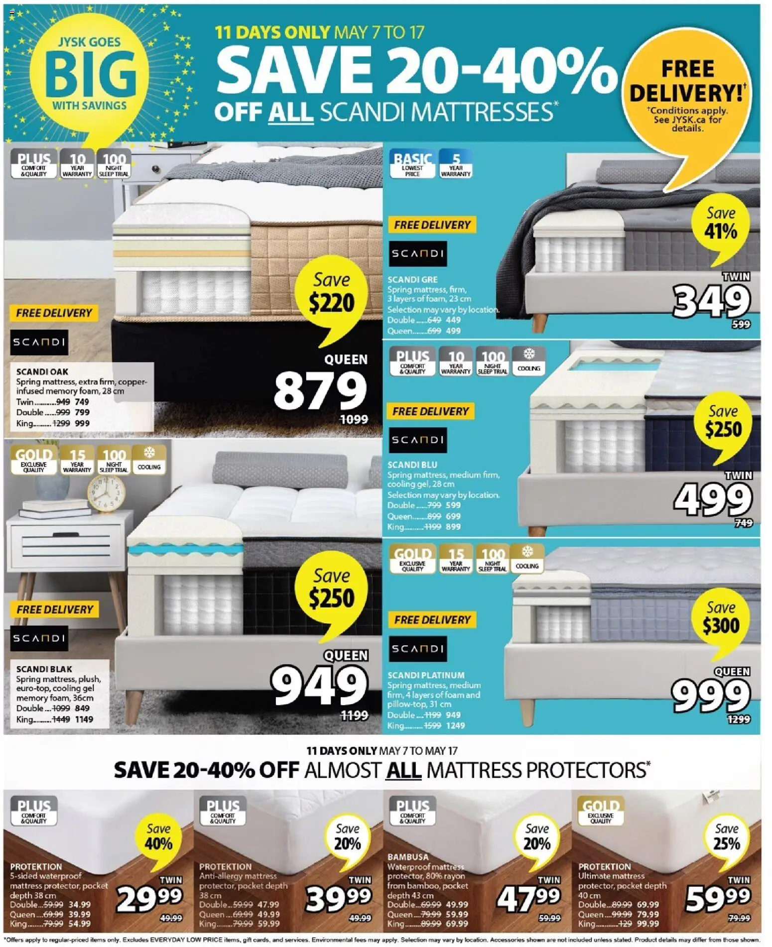 JYSK flyer valid from 07.05.2026 | Page: 18 | Products: Mattress