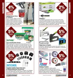 Preview of Menards weekly ads valid from 01.01.2026 | Page: 18 | Products: Saw, Reciprocating Saw, Hammer, Gun