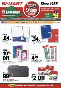 Preview of Bi-Mart weekly ads valid from 08/18/2026