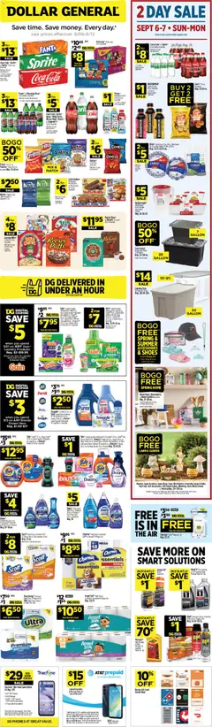 Preview of Dollar General weekly ads valid from 09/06/2026