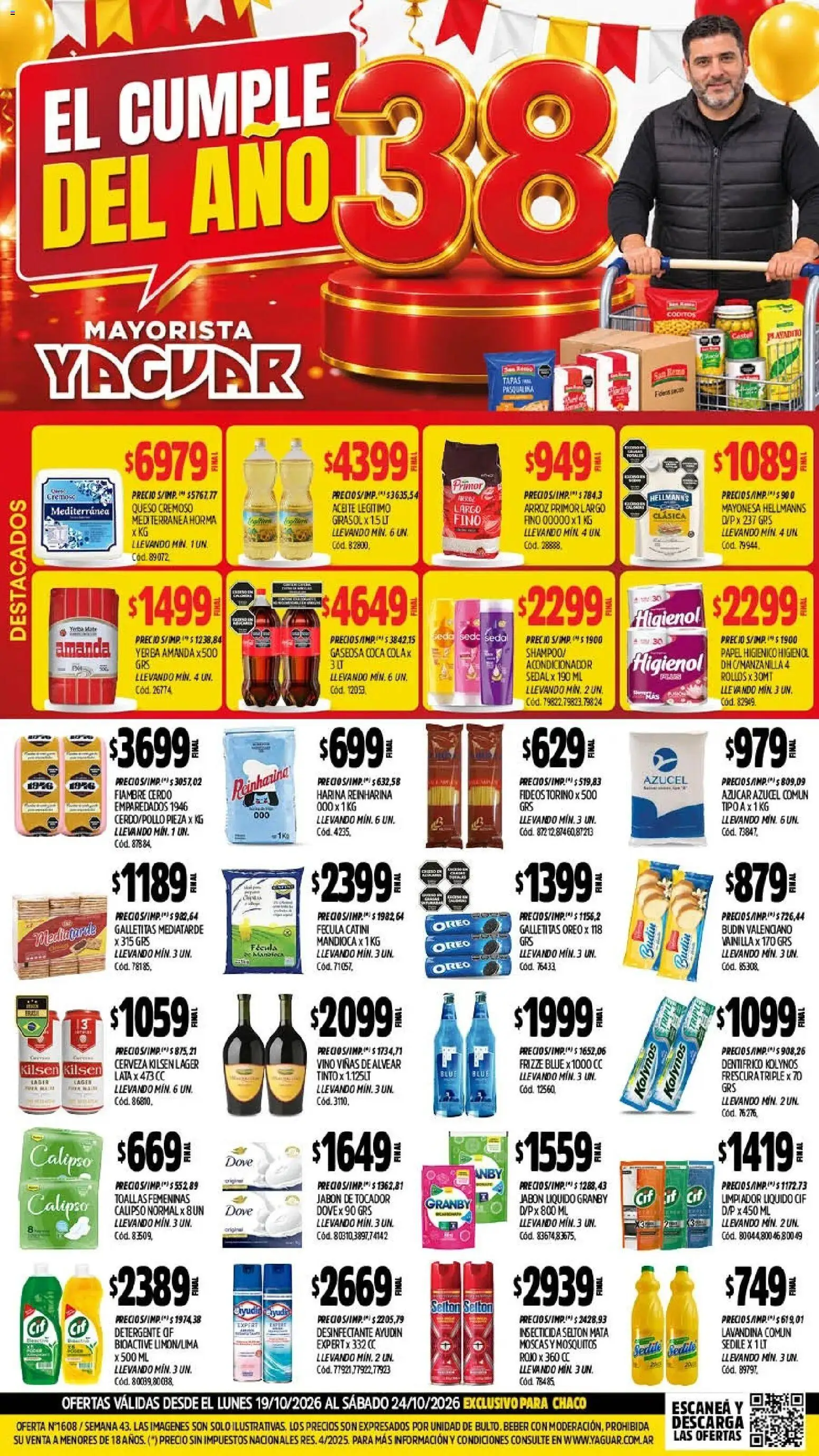 Yaguar - Oferta Semanal Chaco │ válido desde el 19/10/2026 | Página: 1
