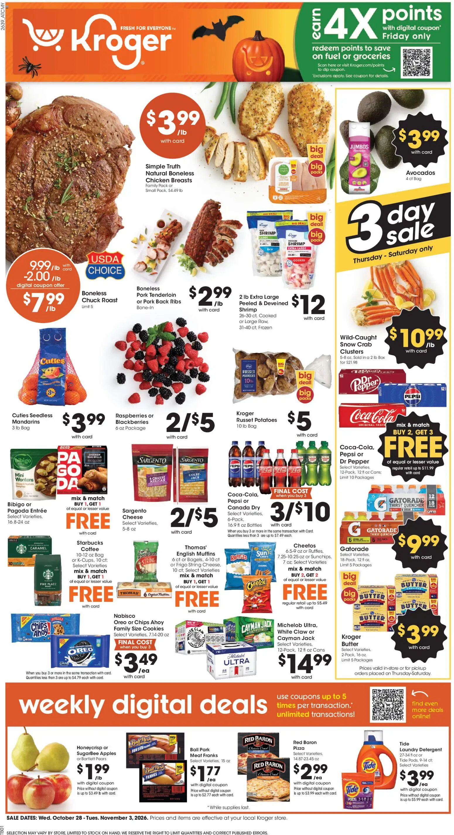 Kroger Weekly Ad - valid from 10/28/2026 | Page: 1