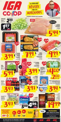 Preview of IGA weekly flyer / circulaire from shop IGA valid from 28.05.2026