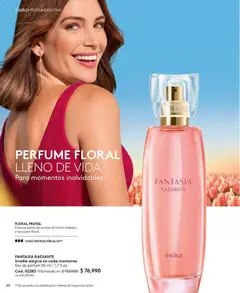 Ésika catálogo C12/2026 -  Vista previa de la revista de la tienda Ésika valido desde el 07/08/2026 | Página: 20 | Productos: Limón, Perfume, Aceite