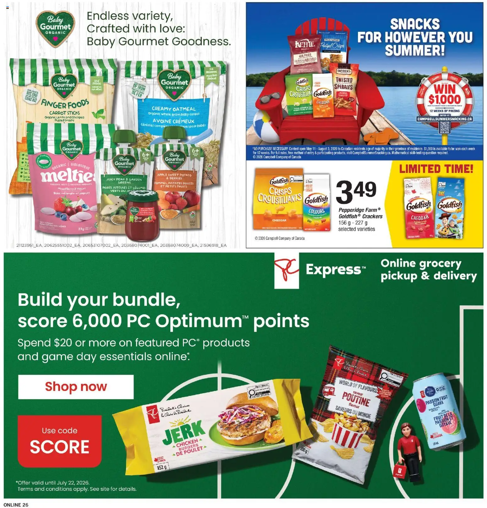 Fortinos flyer valid from 04.06.2026 | Page: 26 | Products: Sour cream, Cream, Game, Yogurt