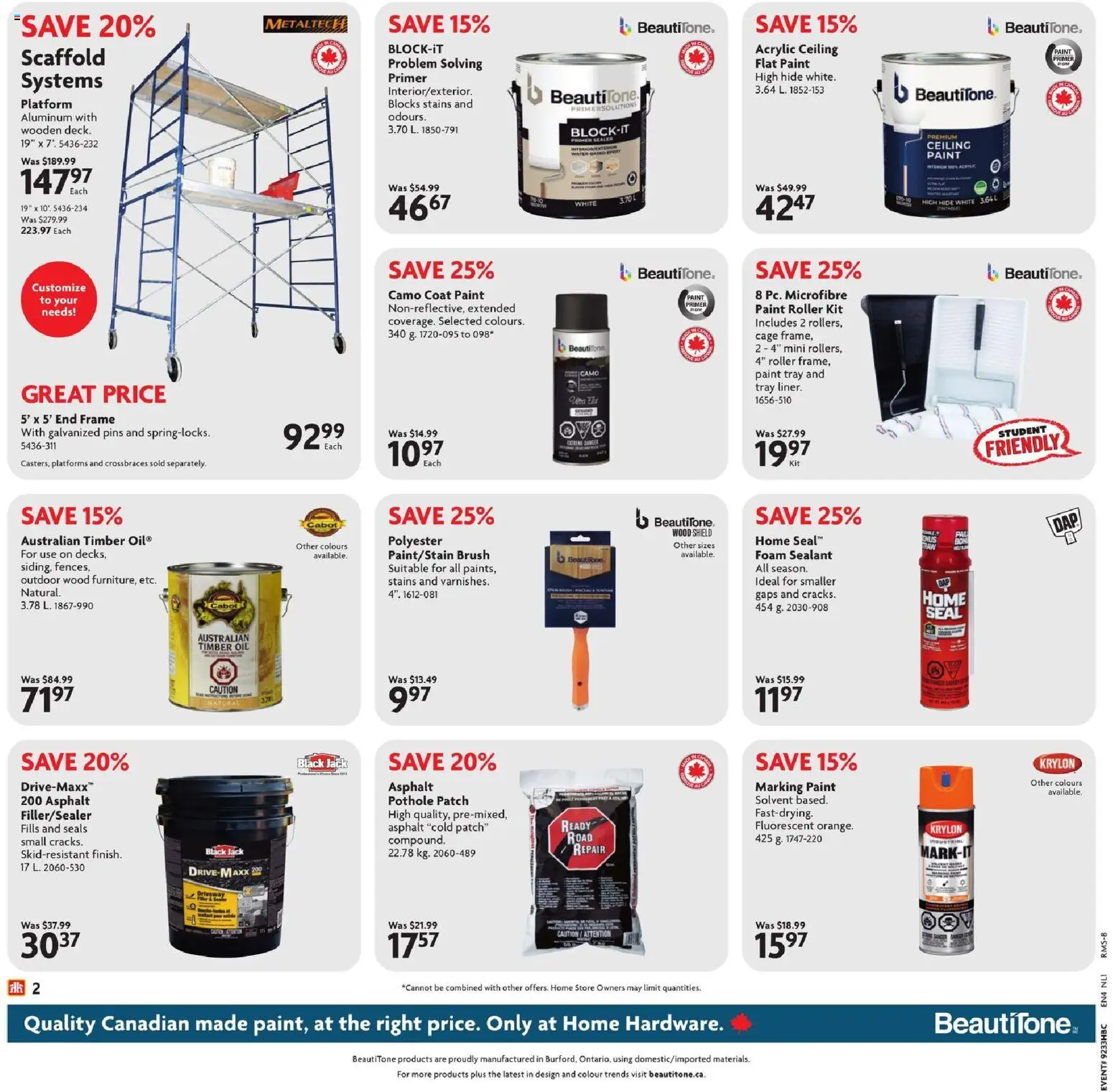 Home Hardware flyer valid from Aug 13, 2026 | Page: 4
