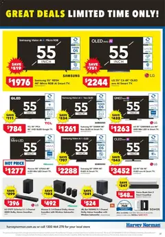 Preview of Harvey Norman Electrical Clearance - valid from 18/06/2026 | Page: 7 | Products: Accessories, Tv