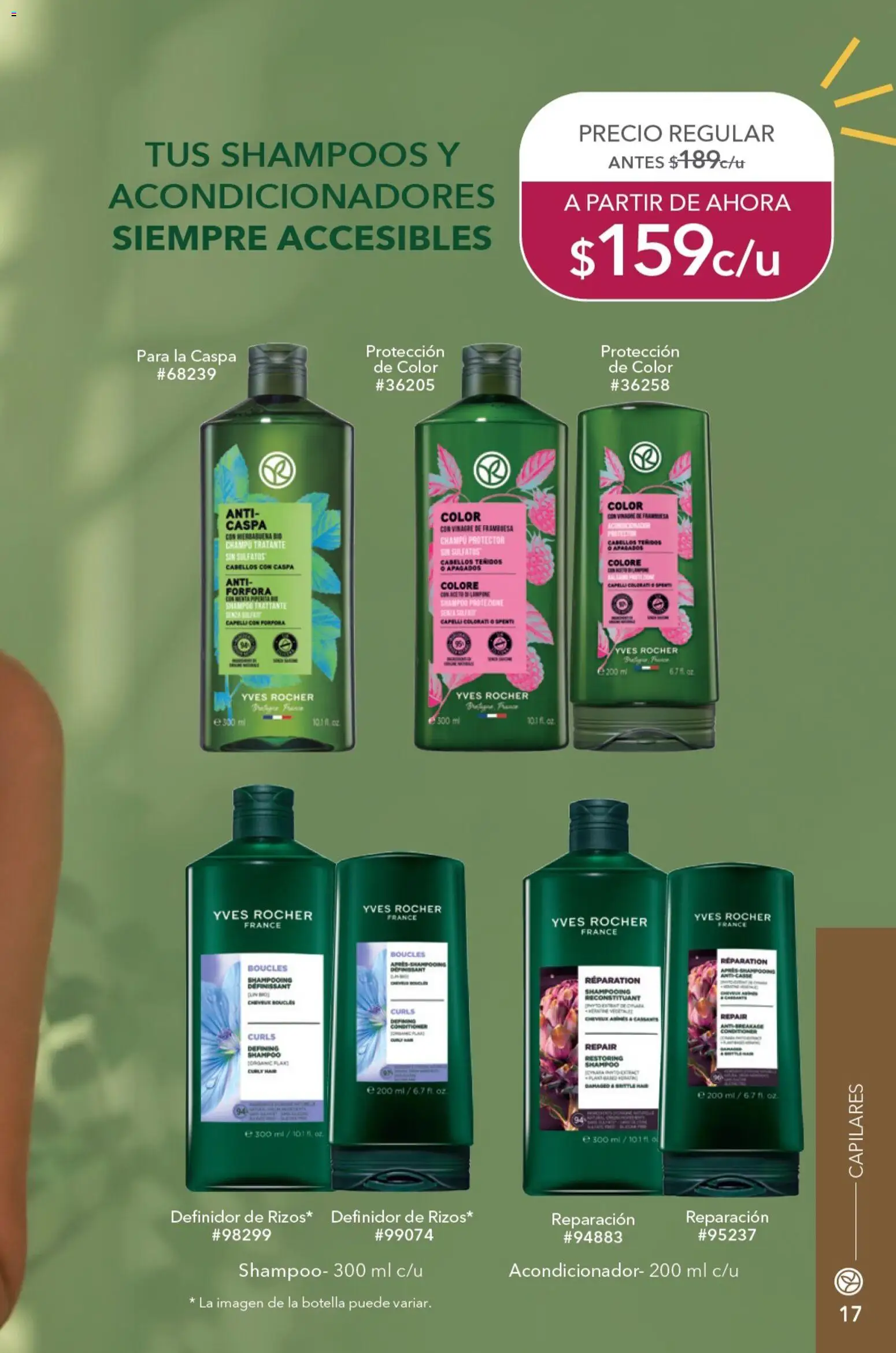 Nuevas ofertas de Yves Rocher válidas en toda la República Mexicana desde el 04/08/2026. ¡Encuentra las mejores ofertas en Yves Rocher campaña 11 2026! | Página: 19 | Productos: Shampoo, Botella, Champú, Acondicionador