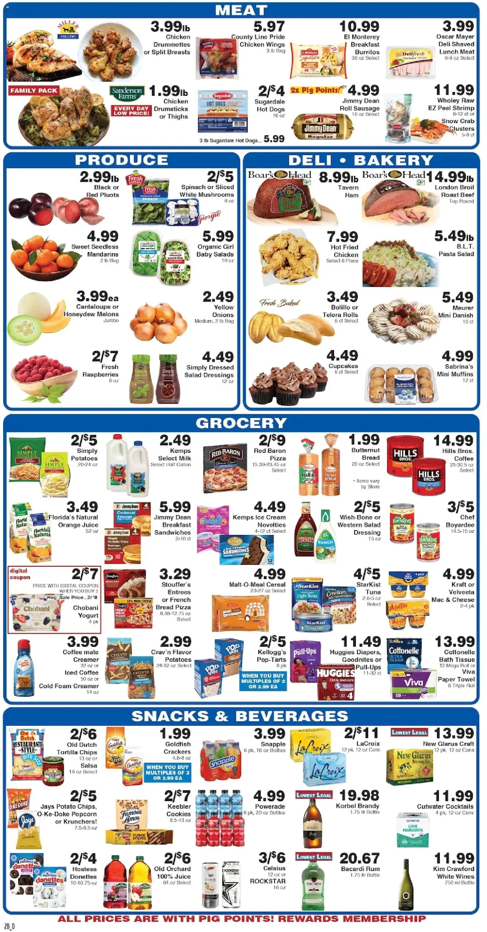 Piggly Wiggly Weekly Ad - valid from 08/12/2026 | Page: 2 | Products: Crackers, Ice cream, Dressing, Ice