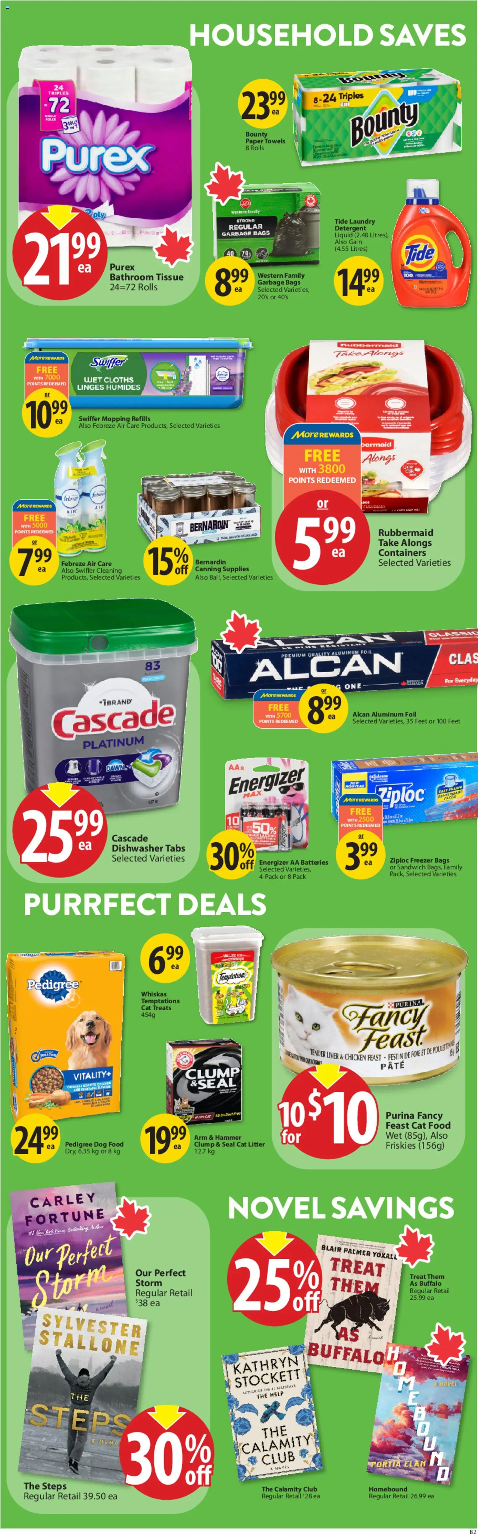 Save on foods flyer valid from 21.05.2026 | Page: 30 | Products: Freezer, Dishwasher, Detergent, Chicken