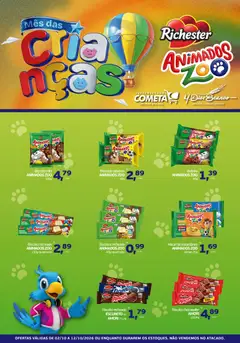 Cometa Supermercados ofertas Cooperado M Dias Branco - Pré-Visualização do folheto da loja Cometa Supermercados, válido de 02/10/2026 | Página: 1 | Produtos: Chocolate, Macarrão, Biscoitos, Biscoito recheado