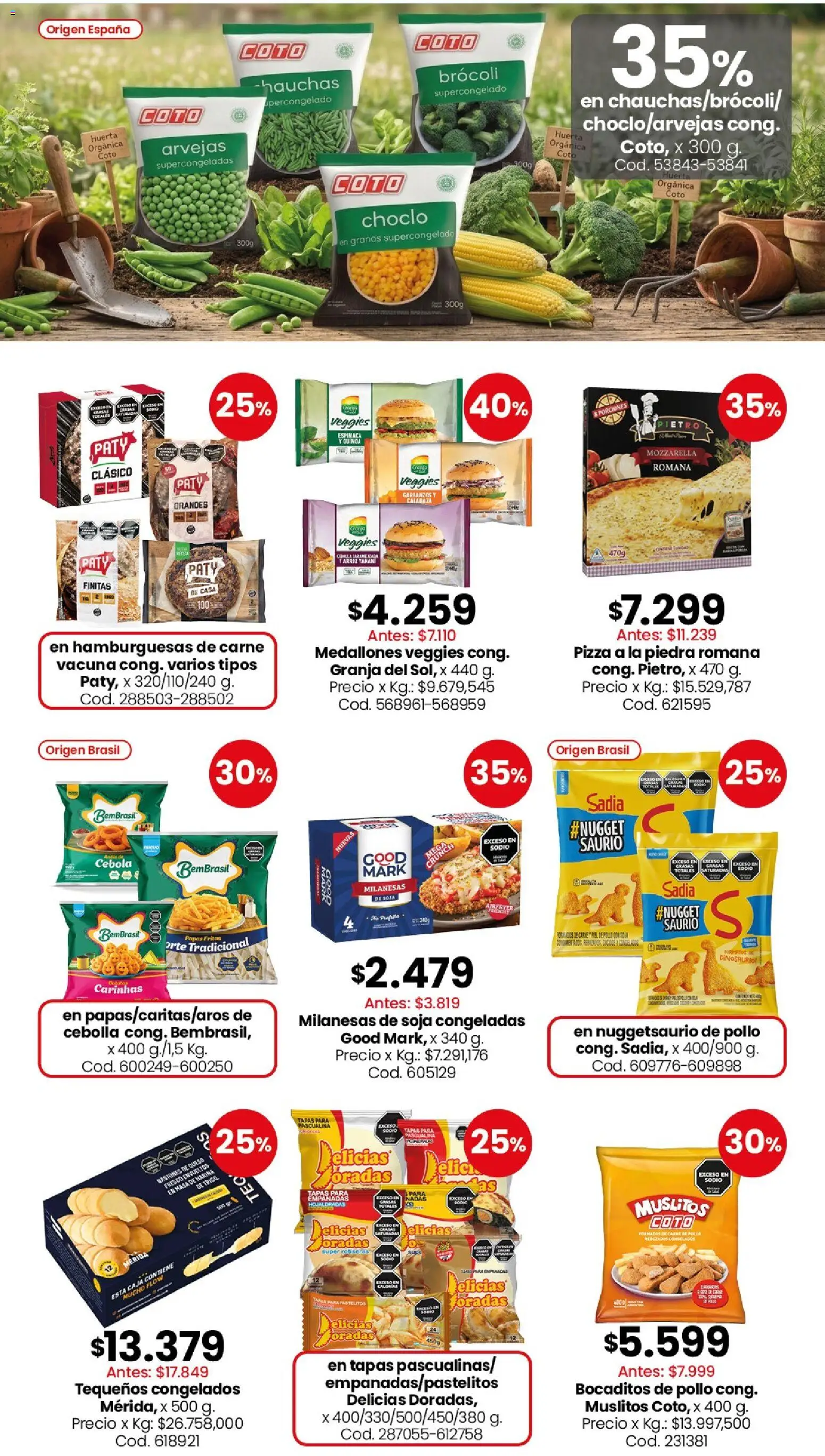 Coto - Carnes, verduras, pescadería, frescos y elaborados │ válido desde el 15.06.2026 | Página: 8 | Productos: Pollo, Caja, Garbanzos, Espinaca