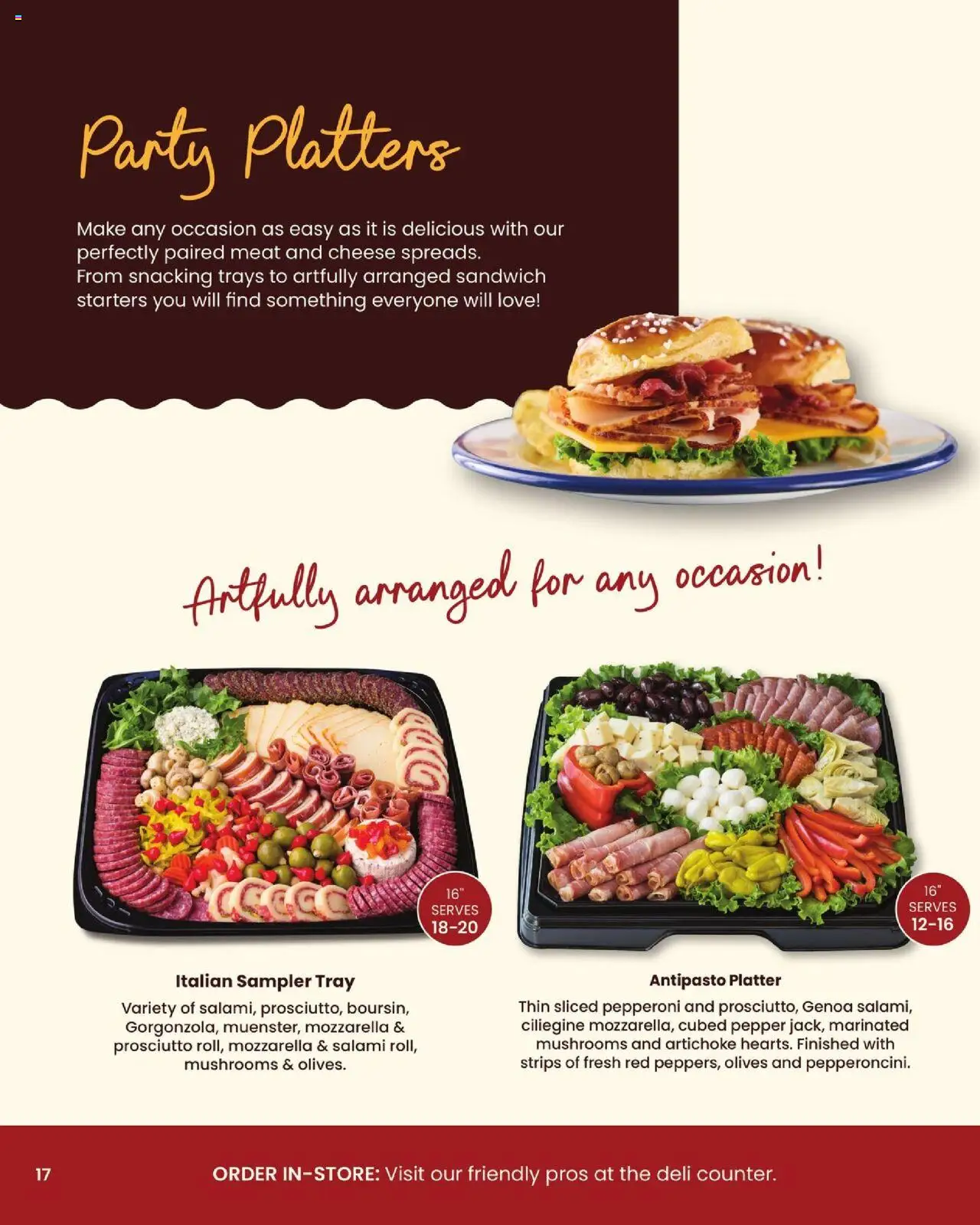 Acme Entertaining Guide - valid from 10/03/2025 | Page: 18 | Products: Cheese, Prosciutto, Olives, Mozzarella