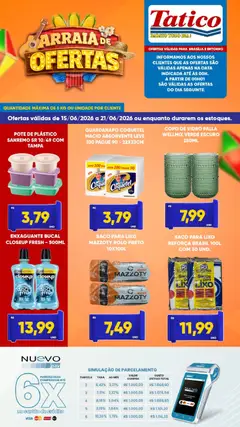 Tatico - Ofertas da semana - Pré-Visualização do folheto da loja Tatico, válido de 15.06.2026 | Página: 9 | Produtos: Saco para lixo, Rolo, Absorvente, Guardanapo
