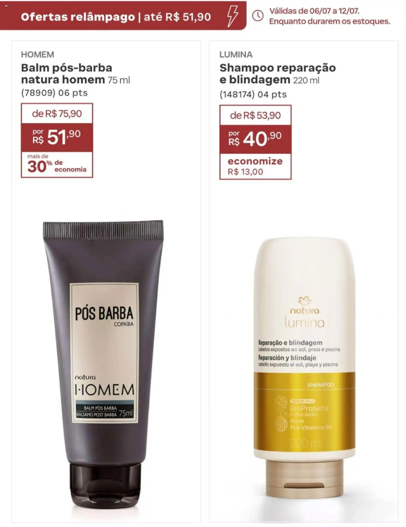 Natura Folheto - válido de 19/07/2026 | Página: 176 | Produtos: Shampoo, Piscina
