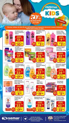 Semar Supermercado ofertas Kids - Pré-Visualização do folheto da loja Semar Supermercado, válido de 09/10/2026