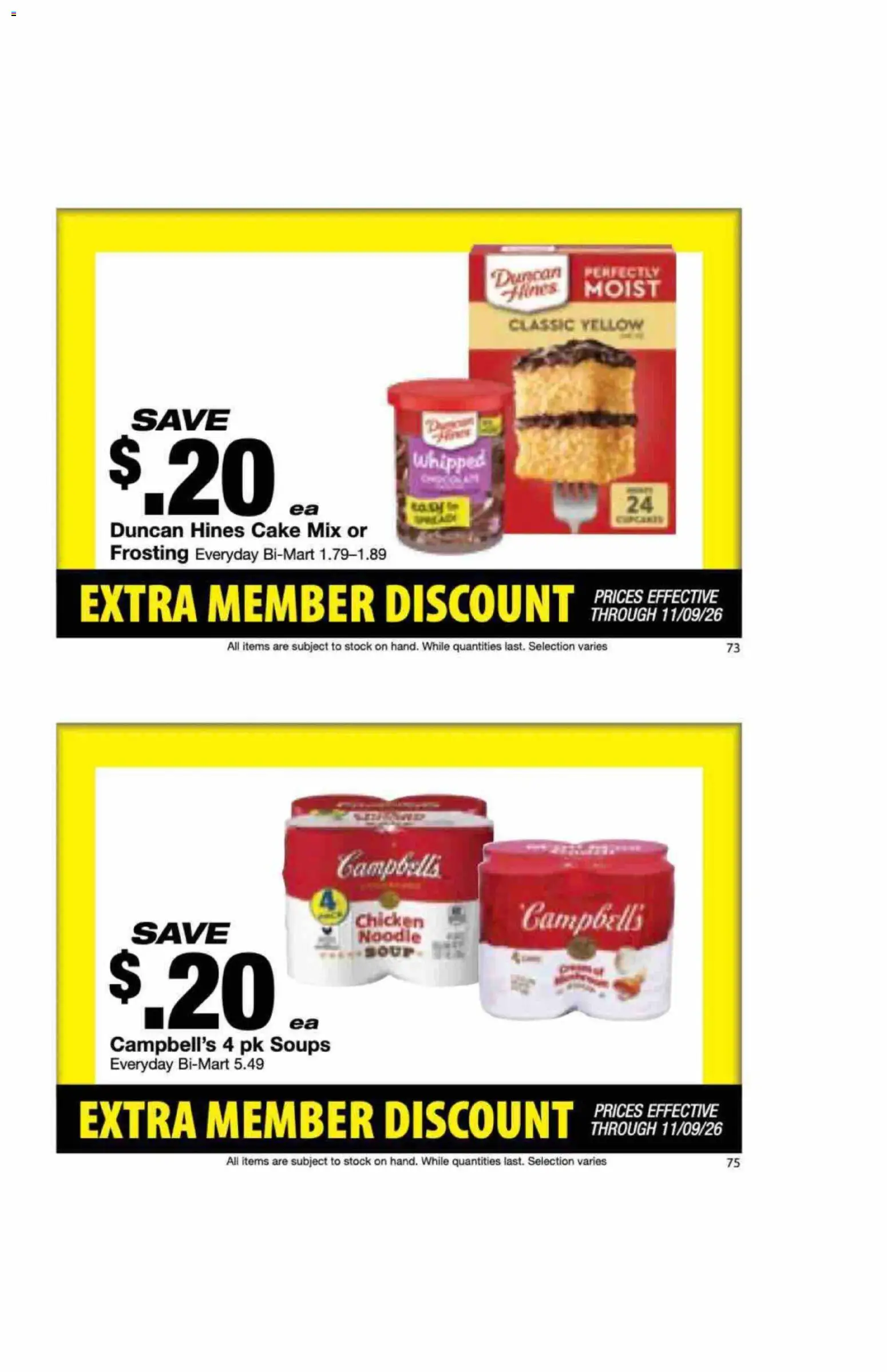Bi-Mart Extra Member Discount Book - valid from 10/27/2026 | Page: 39