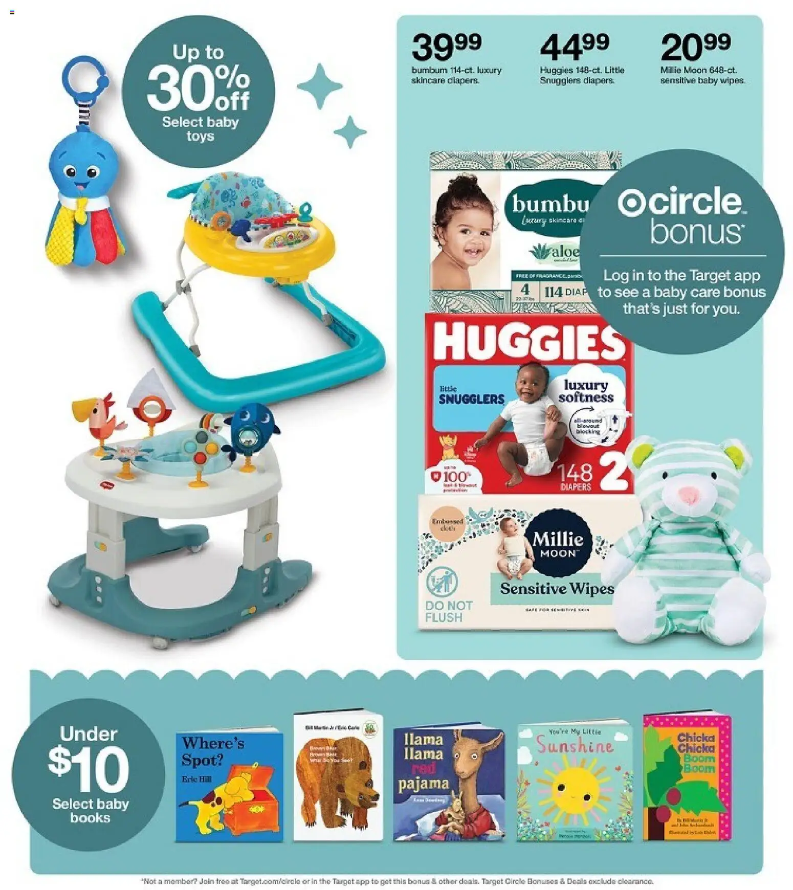 Target Weekly Ad - valid from 09/27/2026 | Page: 23 | Products: Diapers, Books, Toys