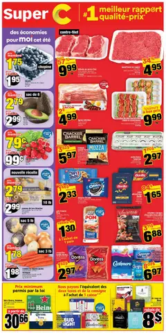 Preview of Super C weekly flyer / circulaire from shop Super C valid from Jul 30, 2026