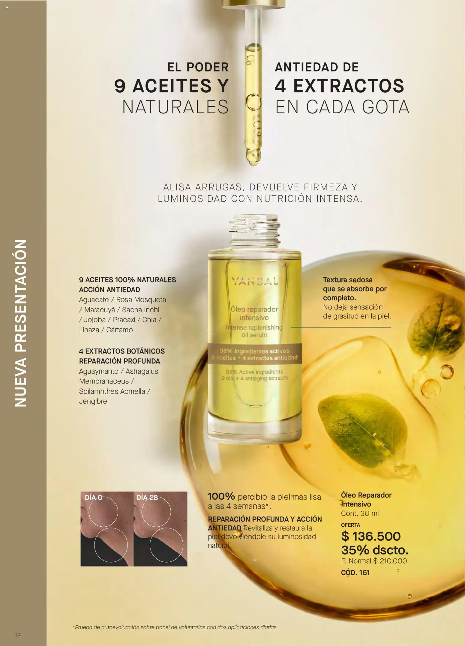 Yanbal revista - valida desde el 10/10/2026 | Página: 12 | Productos: Aguacate, Jengibre, Sobre, Maracuyá