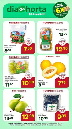 Supermercado Guanabara - Ofertas da semana - Pré-Visualização do folheto da loja Supermercado Guanabara, válido de 13/10/2026