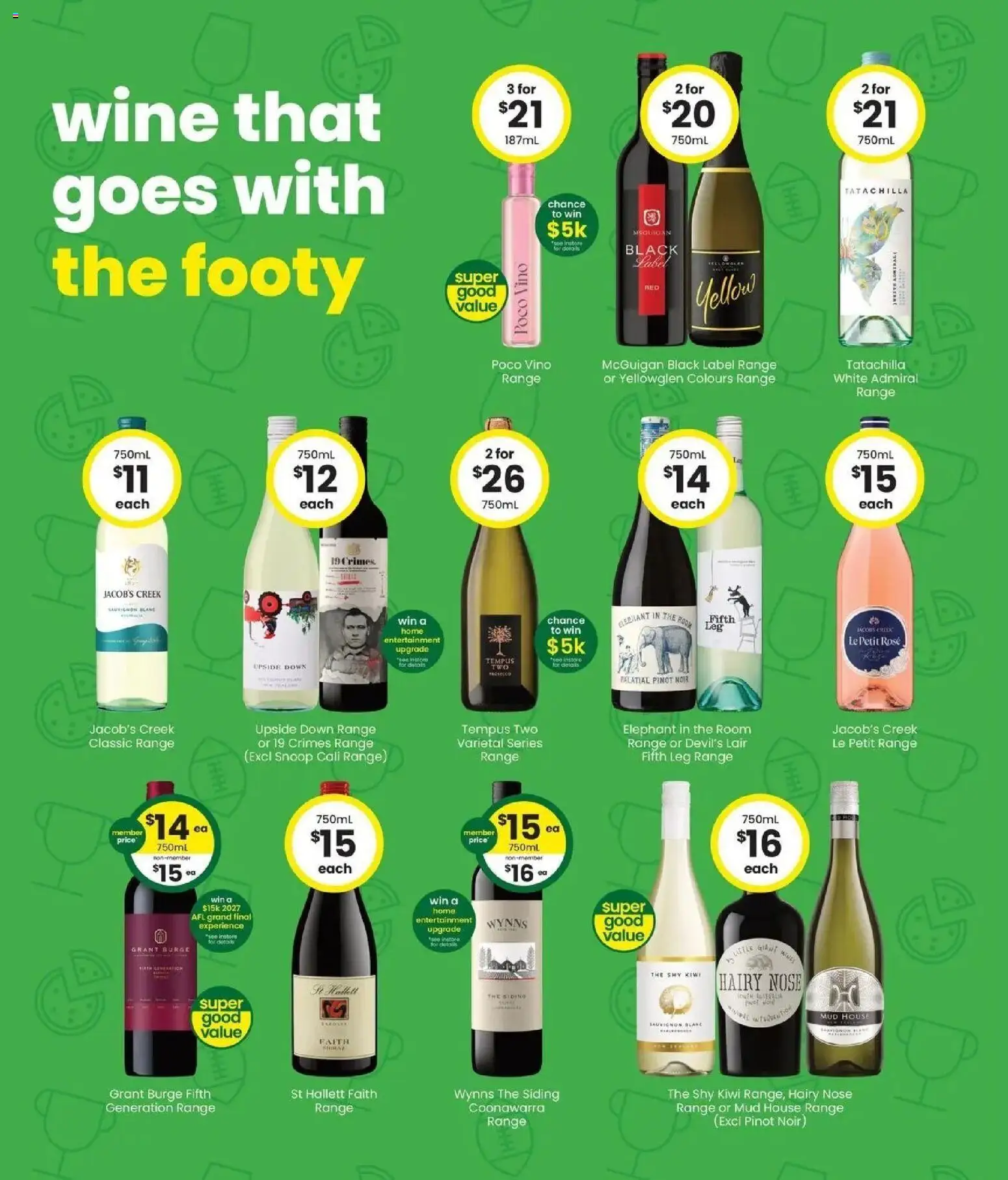 The Bottle-O - Good value booze for good value fans 14/09 - 14/09/2026 > weekly / monthly specials | Page: 6 | Products: Wine, Kiwi