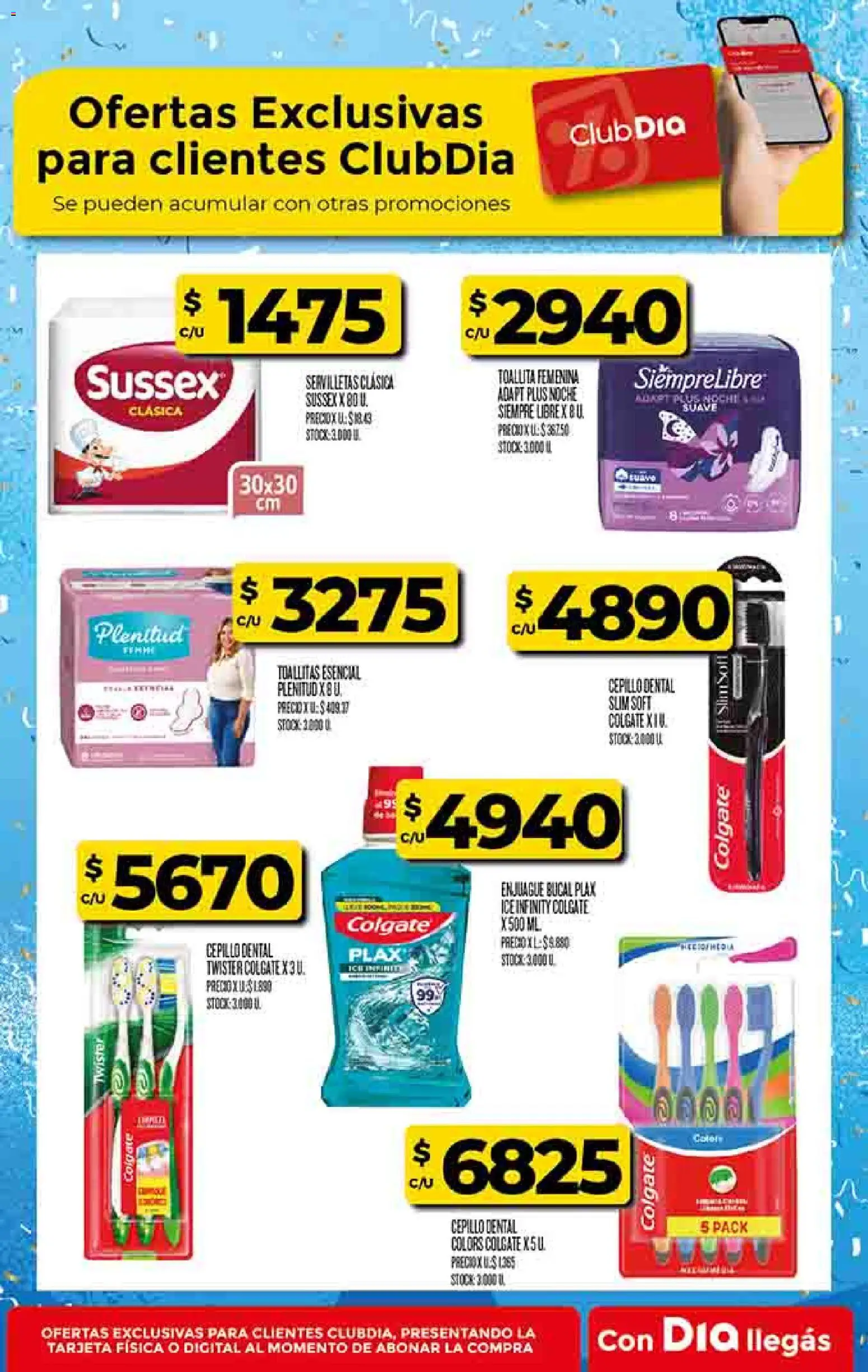 Supermercado DIA Ofertas │ válido desde el 17.06.2026 | Página: 29 | Productos: Servilletas, Cepillo, Enjuague bucal