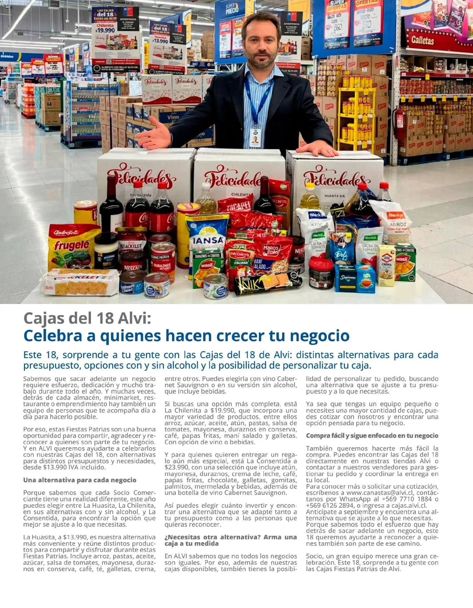 Alvi catálogo │ válido desde el 25.08.2026 | Página: 23 | Productos: Tomate, Caja, Alcohol, Té