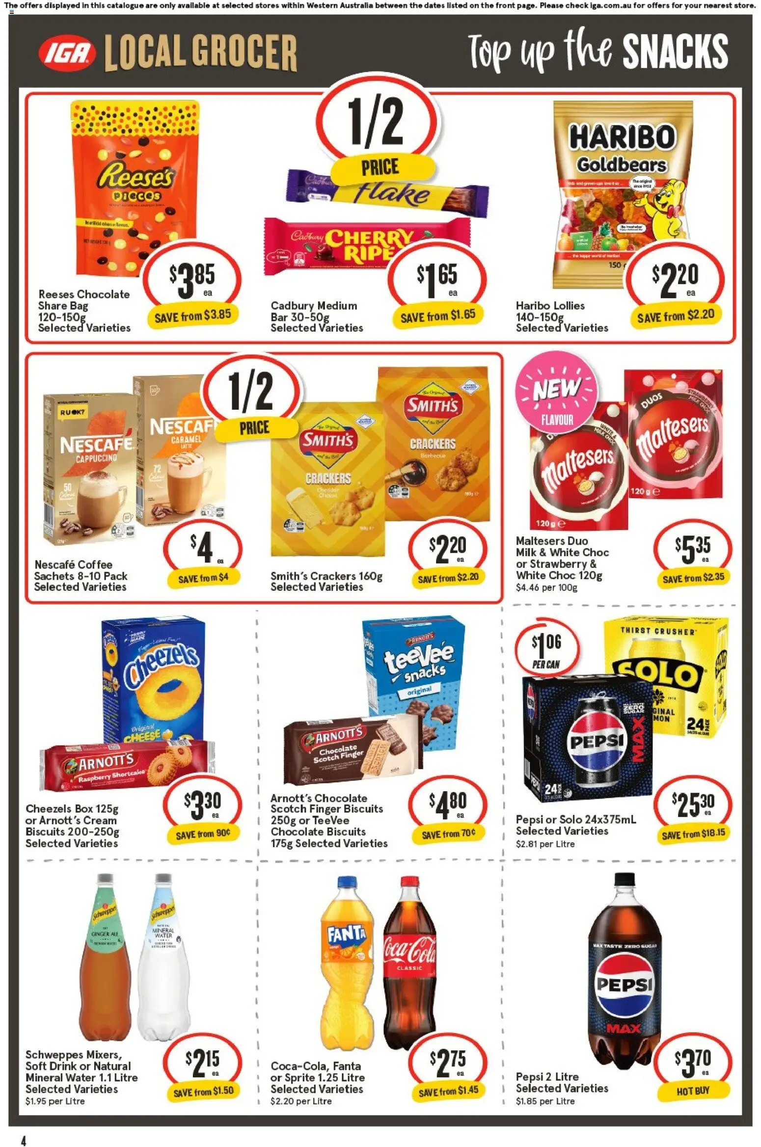 IGA catalogue - valid from 26/08/2026 | Page: 4 | Products: Food, Beef, Potatoes, Steak