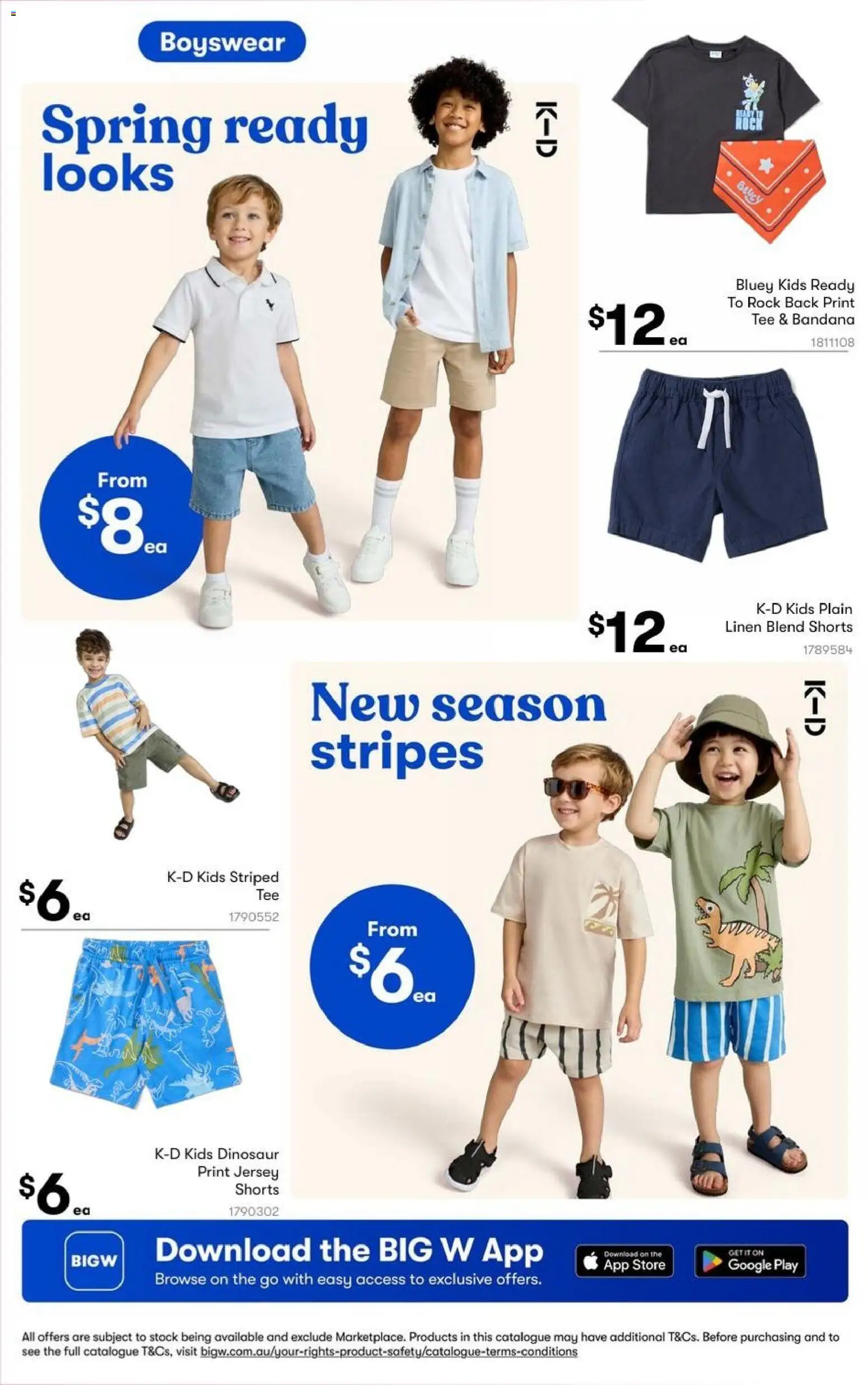 Big W catalogue - valid from 20/08/2026 | Page: 20 | Products: Linen, Jersey, Shorts