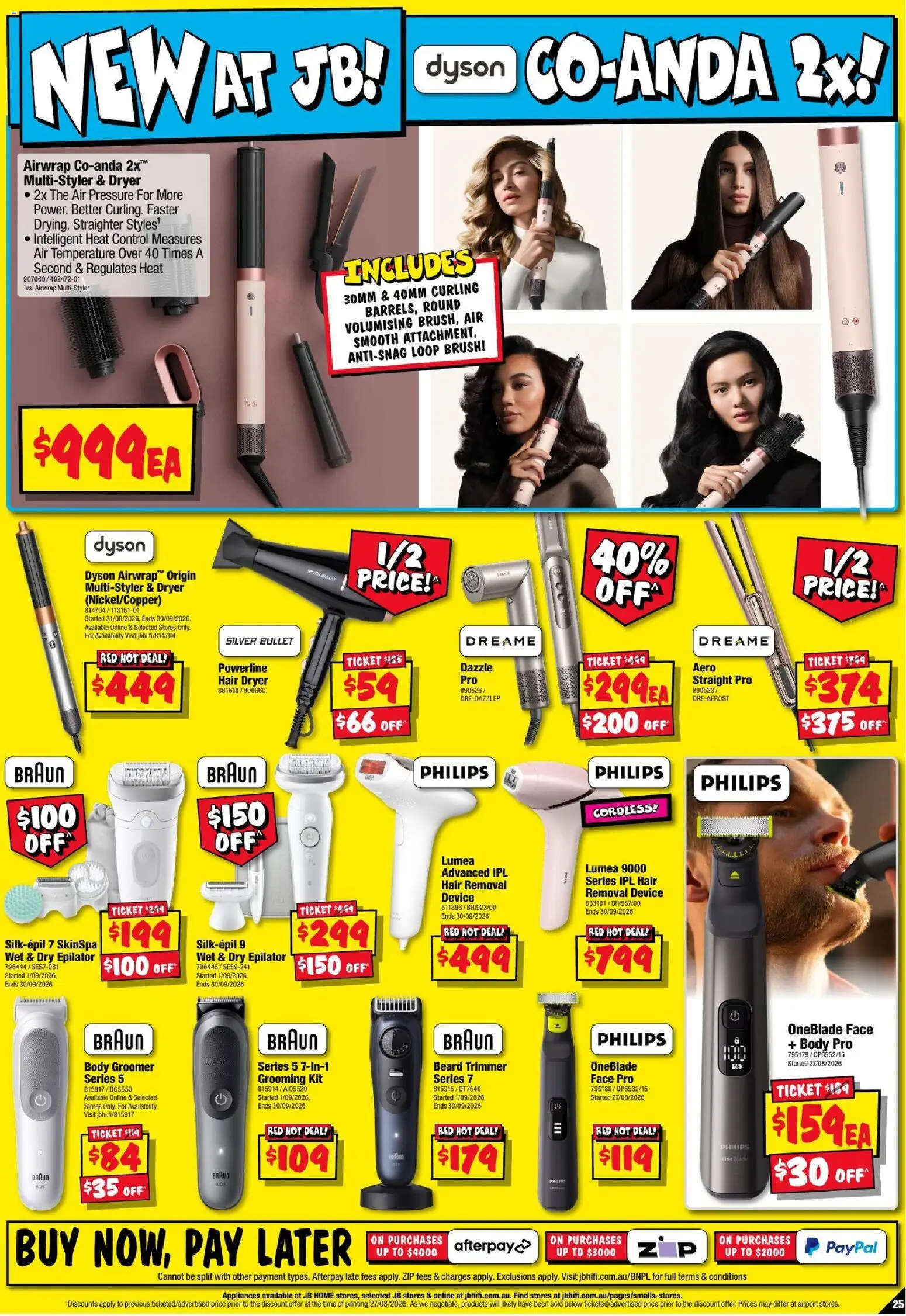 JB Hi-Fi catalogue - valid from 10/09/2026 | Page: 25 | Products: Brush, Curling, Hair removal, Epilator