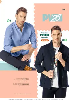 Vista previa de SC Pakar catálogo Ropa, nuevo folleto de la tienda, válido en México a partir del 30.01.2026 | Página: 219 | Productos: Camisa, Algodón