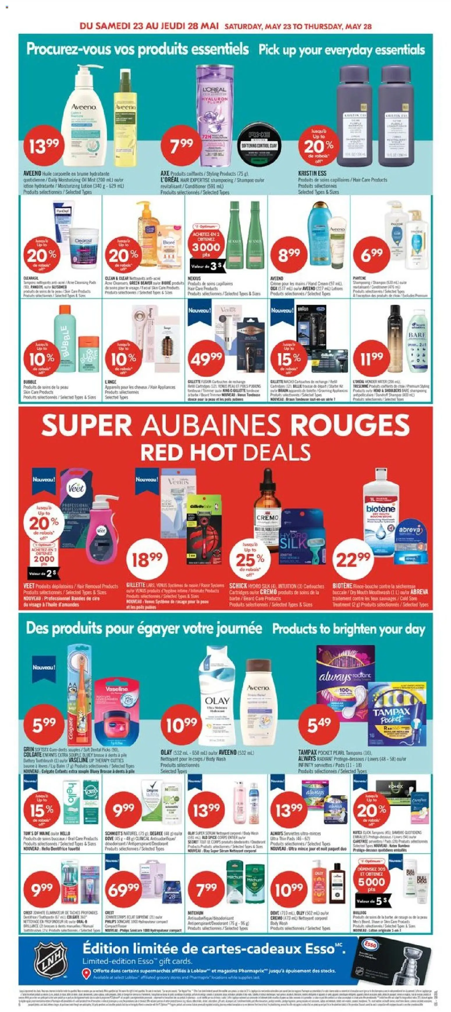 Pharmaprix flyer valid from 22.05.2026 | Page: 8 | Products: Shampoo, Body wash, Mouthwash, Oil