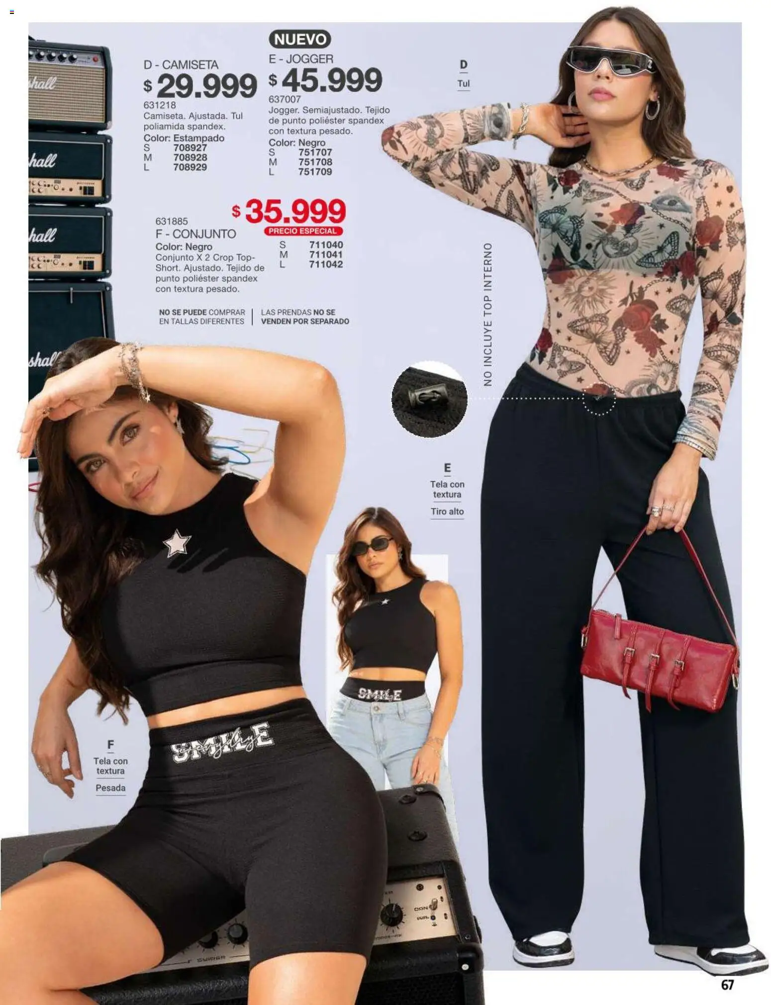 Carmel revista - valida desde el 11/08/2026 | Página: 67 | Productos: Camiseta, Top, Conjunto