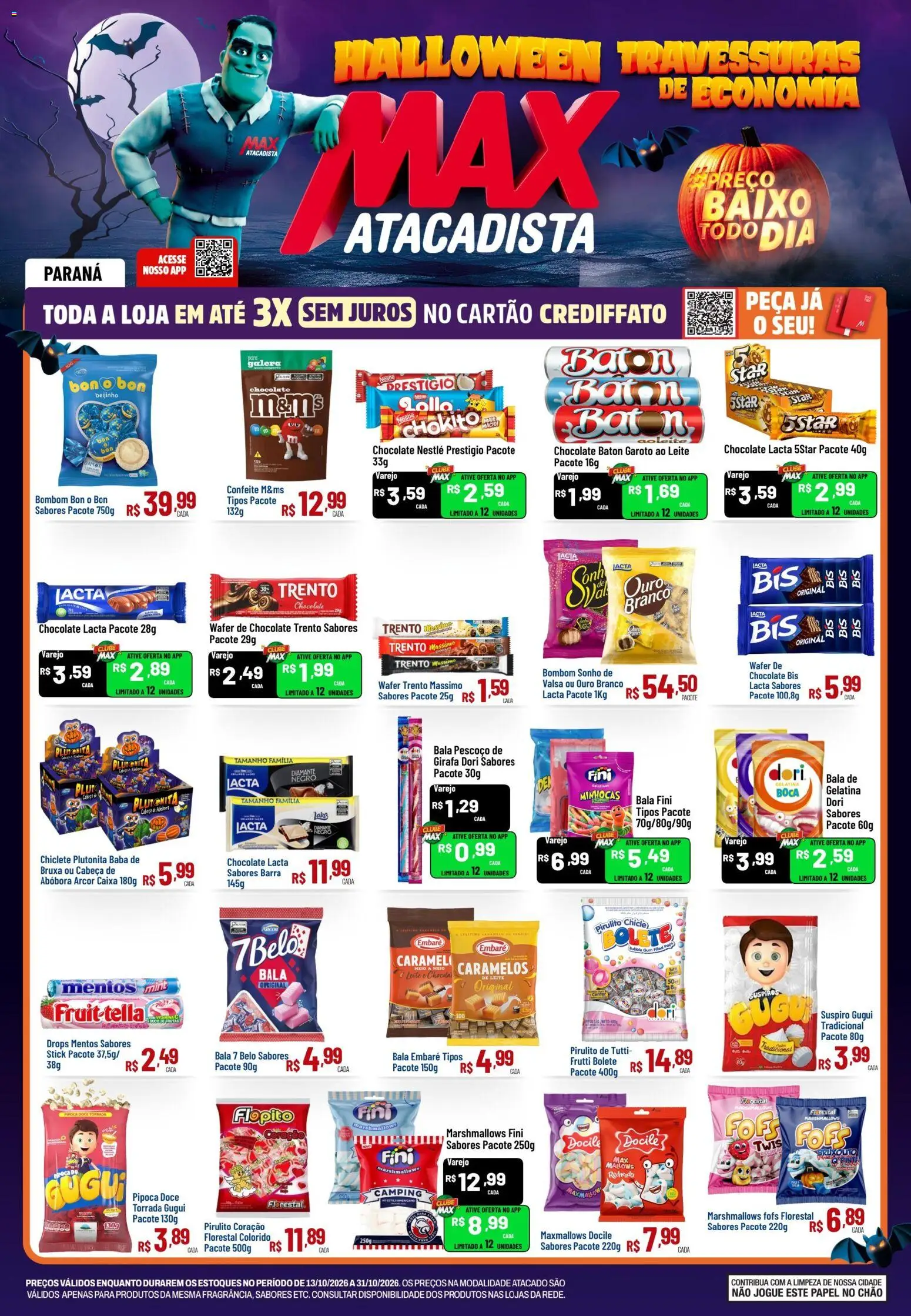 Max Atacadista Folheto - válido de 13/10/2026 | Página: 1