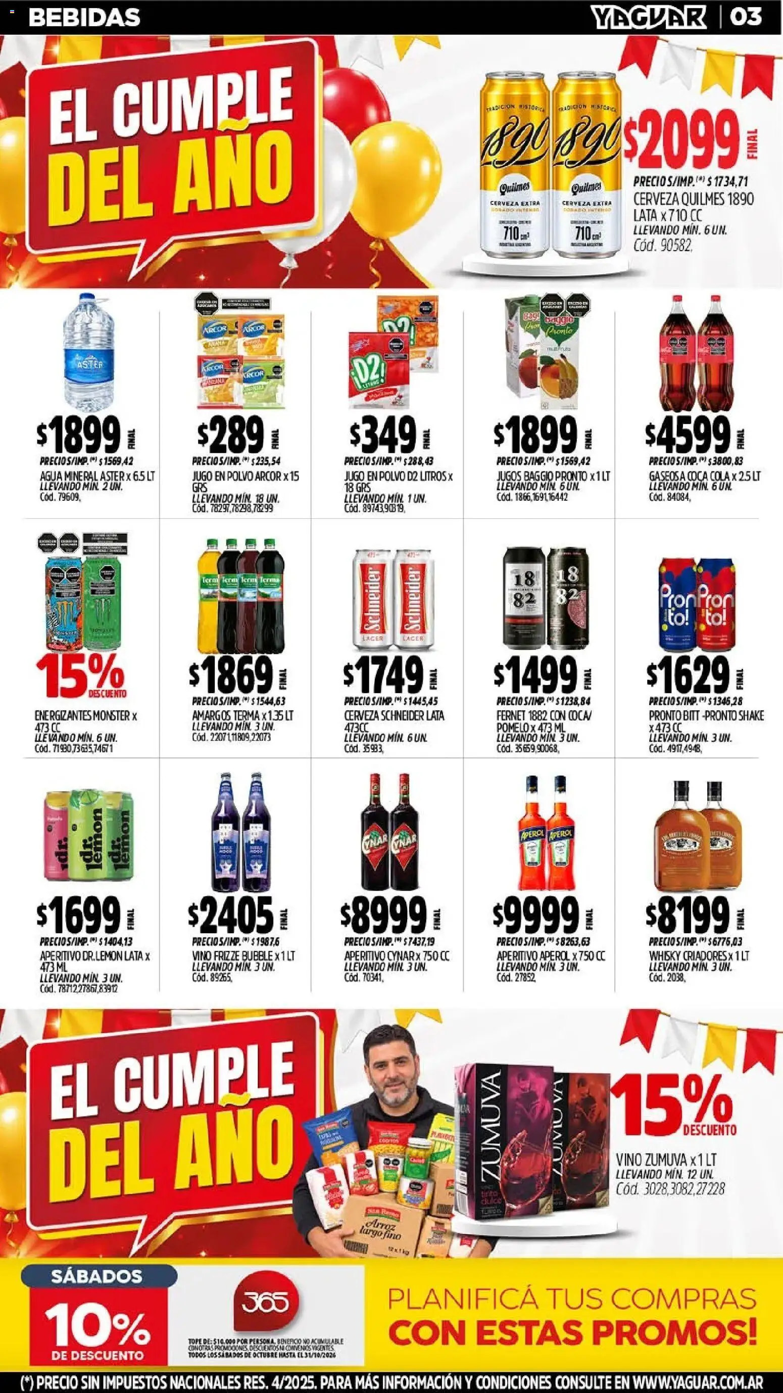 Yaguar - Oferta Semanal Mendoza │ válido desde el 12/10/2026 | Página: 5
