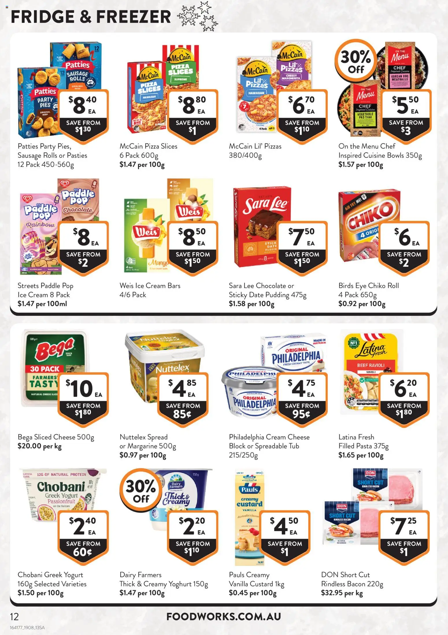 Foodworks catalogue - valid from 19/08/2026 | Page: 12 | Products: Yogurt, Chocolate, Passionfruit, Cream