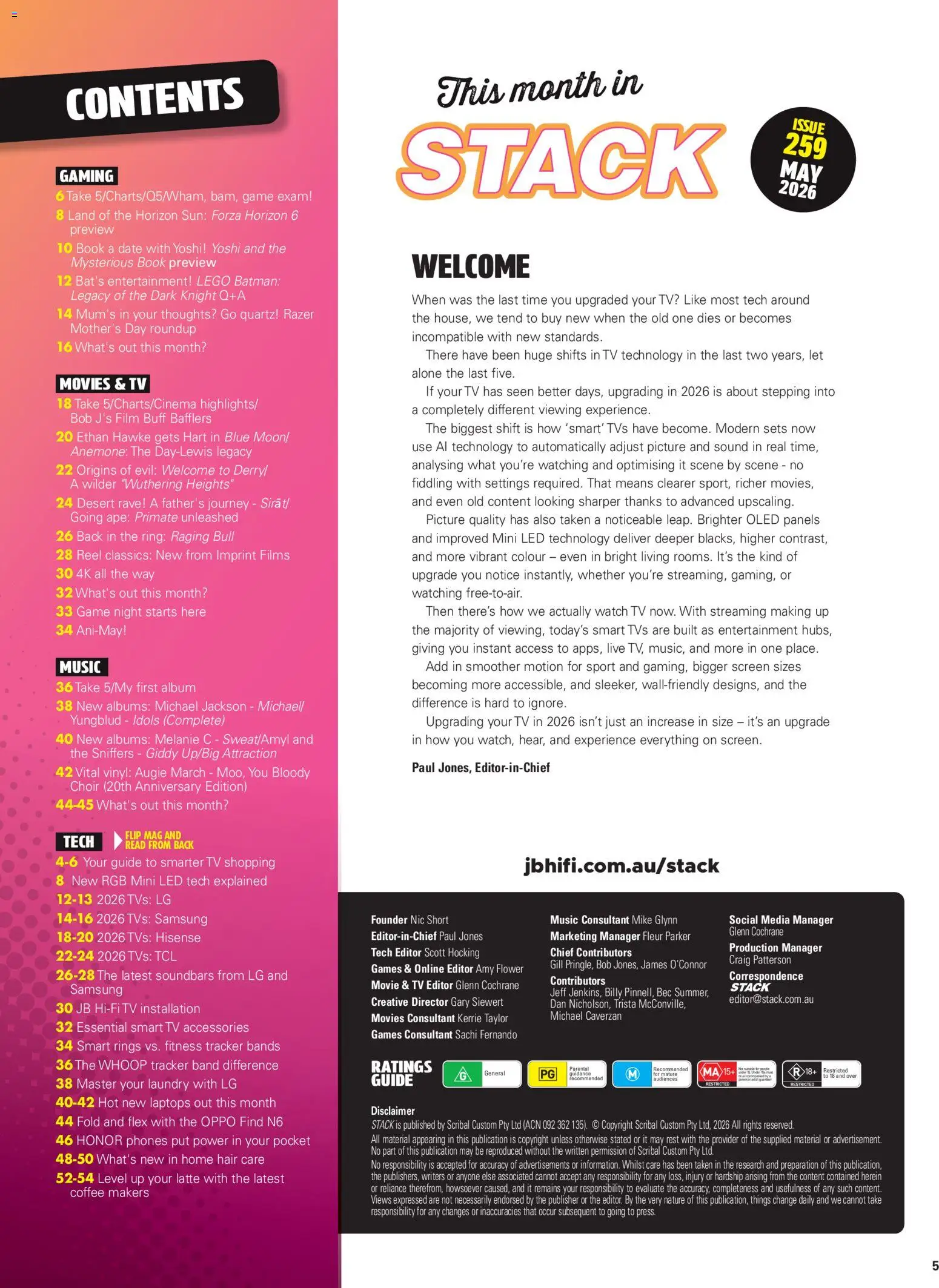 JB Hi-Fi catalogue - valid from 01.05.2026 | Page: 5 | Products: Coffee, Bra, Game, Smart tv