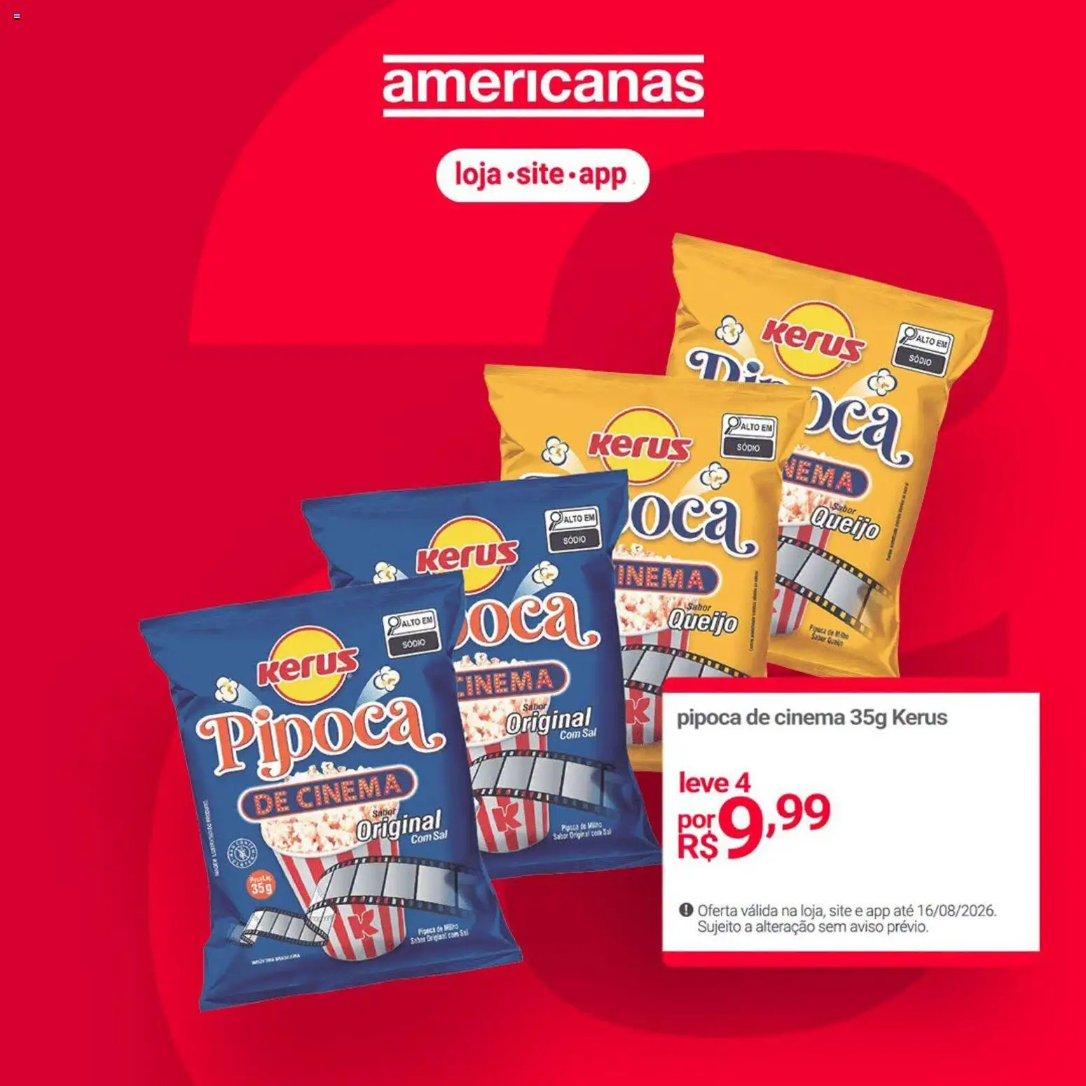 Lojas Americanas Folheto - válido de 03/08/2026 | Página: 4